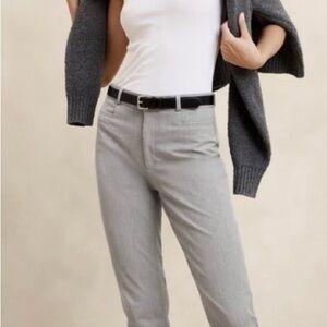 🔥NWT!🔥Banana Republic Sloan High-Rise Full-Length Trouser 10P Heather Gray